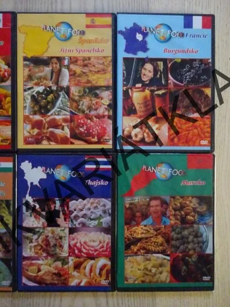 PLANET FOOD 1-10, 10X DVD FILM DOKUMENT