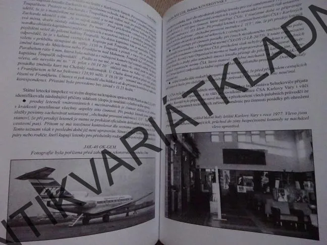 ÚNOSY DOPRAVNÍCH LETADEL V ČESKOSLOVENSKU 1945-1992, LADISLAV KELLER, BOHDAN KOVERDYNSKÝ, **an