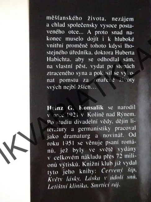 EXTÁZE, HEINZ G. KONSALIK, **an