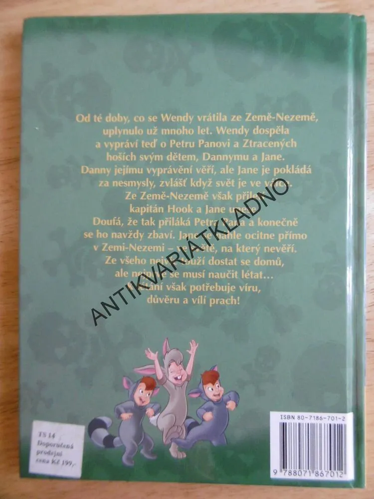 PETER PAN, NÁVRAT DO ZEMĚ NEZEMĚ, WALT DISNEY