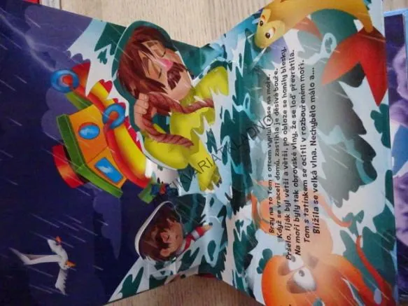 KAMARÁD DELFÍN, DĚTSKÁ 3D KNIHA, **an