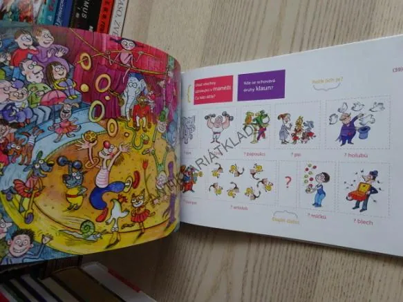 DÍVEJ SE A HRAJ SI, OBRÁZKY A OTÁZKY, **an