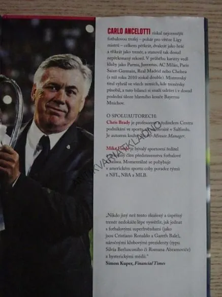 KLIDNÉ VEDENÍ, CARLO ANCELOTTI, **an
