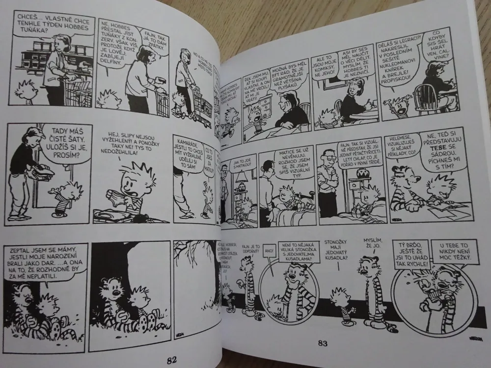 VĚDECKÝ POKROK DĚLÁ "ŽBUCH", CALVIN A HOBBERS, BILL WATTERSON, **an