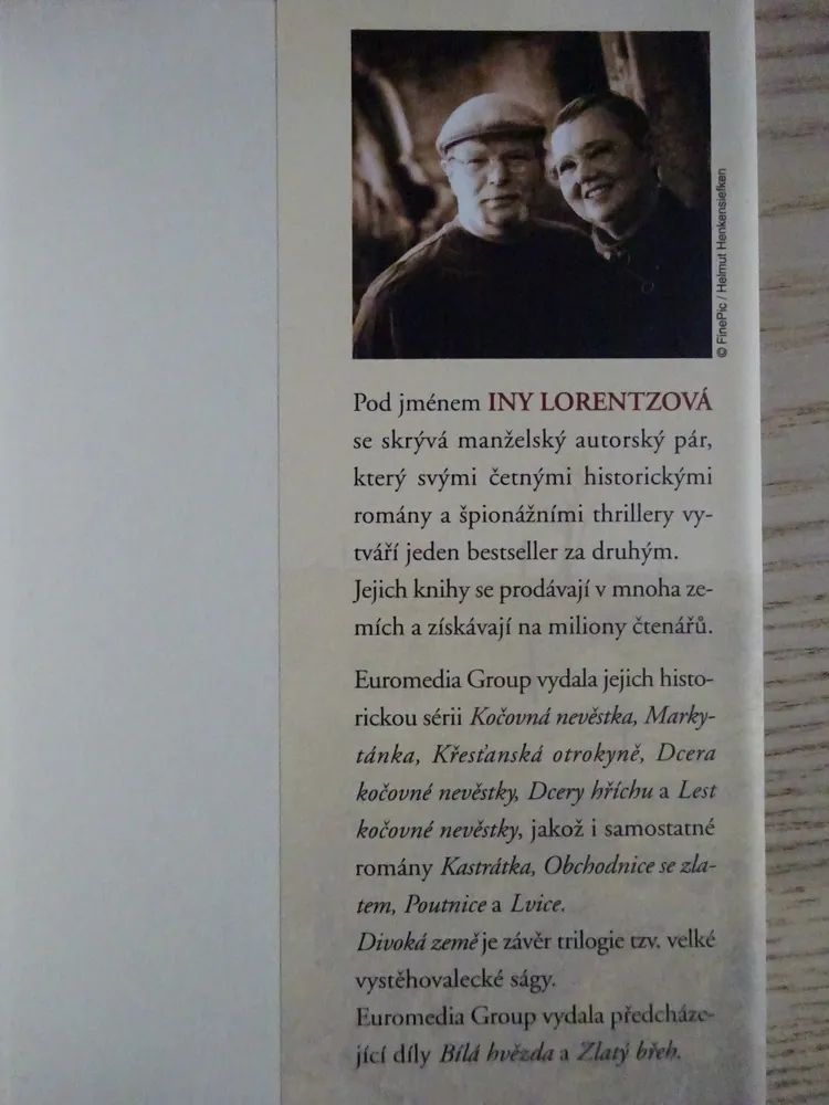 DIVOKÁ ZEMĚ, INY LORENTZOVÁ, **an
