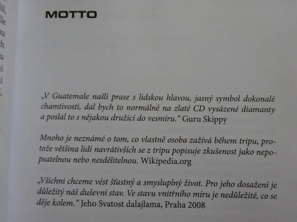 BŮH NA TRIPU, ARCHIBALD BLÁHA, **an