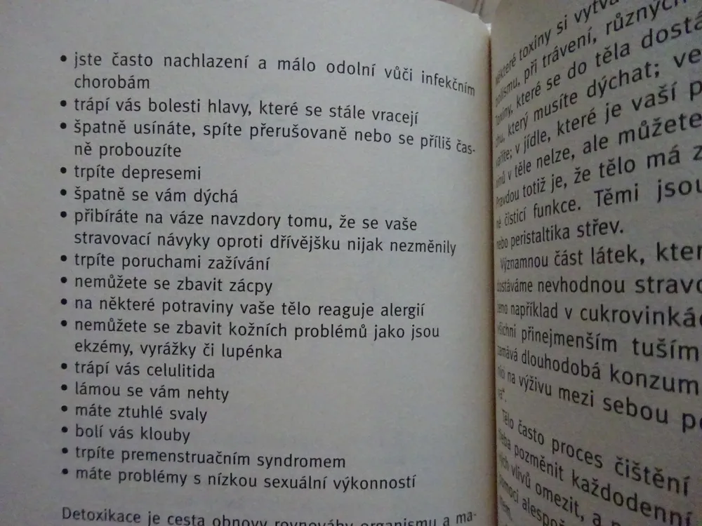 DETOXIKACE, ANNA ŠAFRÁNKOVÁ, **an