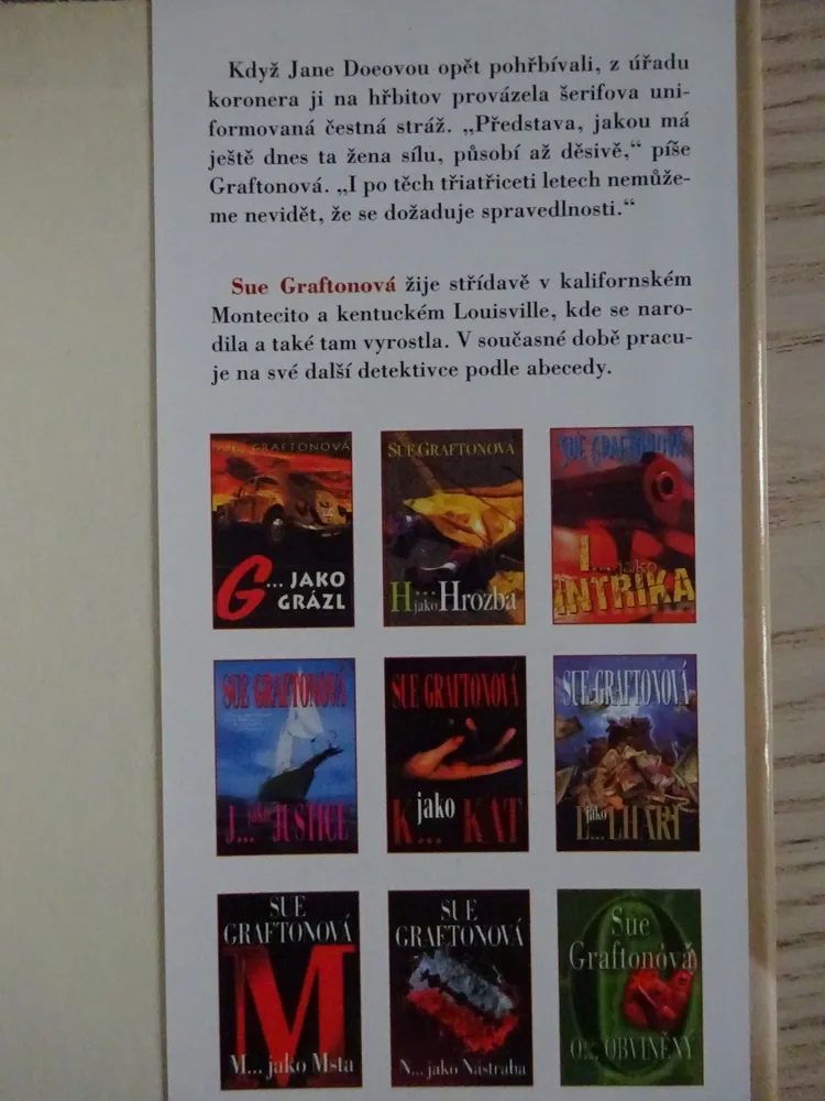 Q... JAKO QUEEN, SUE GRAFTONOVÁ, THRILLER, **an
