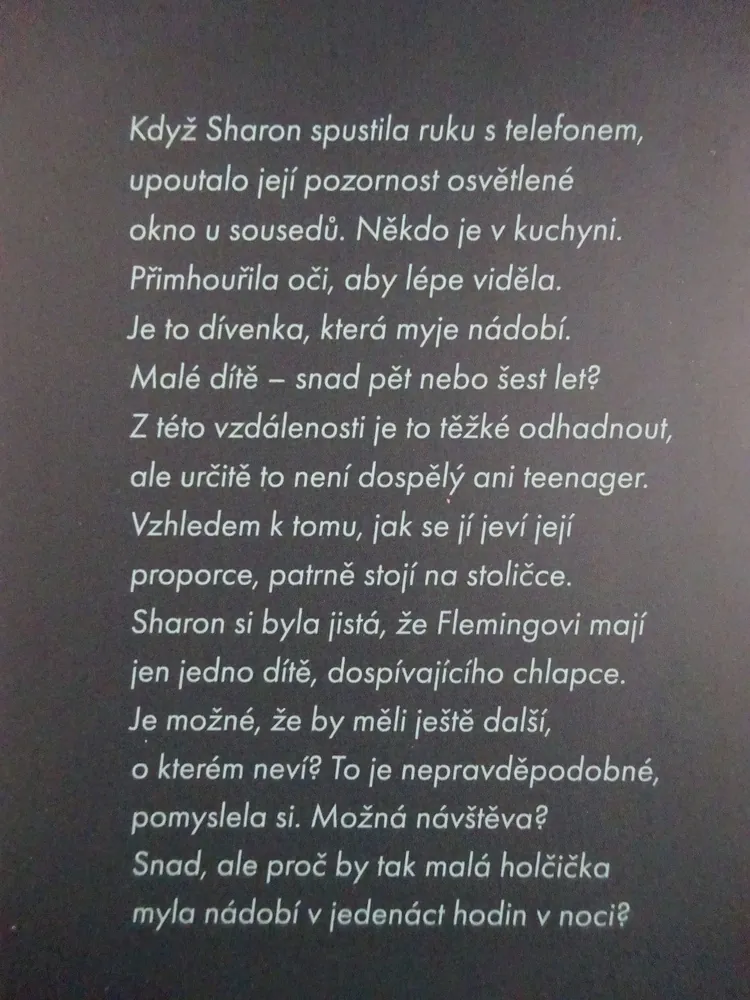DÍTĚ NOCI, KAREN MCQUESTION, **an