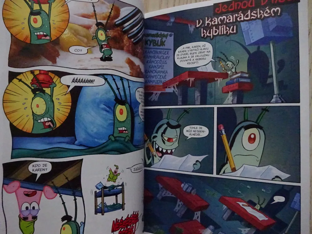 KOMIKS SPONGEBOB, TEĎ TU ŠÉFUJE PLANKTON, 10/2023