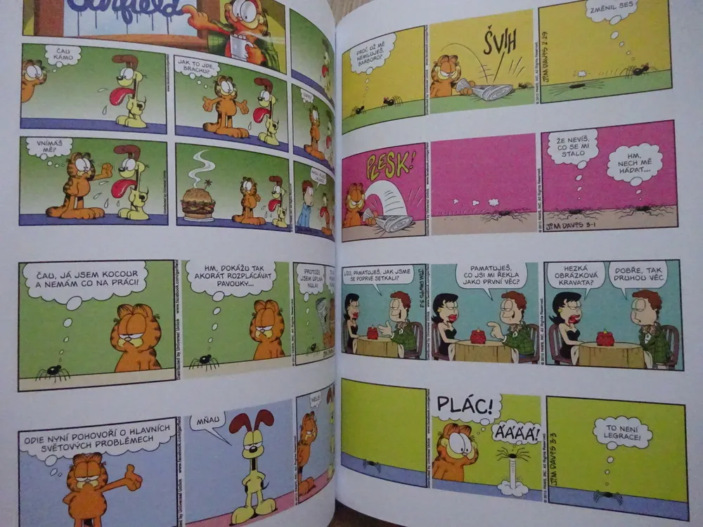 GARFIELD JDE DO RÁJE, JIM DAVIS, **an