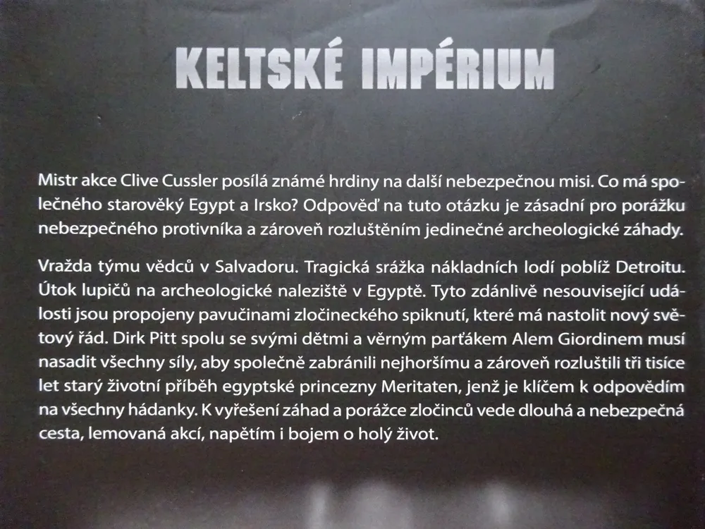 KELTSKÉ IMPÉRIUM, CLIVE CUSSLER, **an