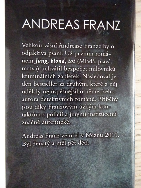 MRAZIVÁ BLÍZKOST, ANDREAS FRANZ, **an