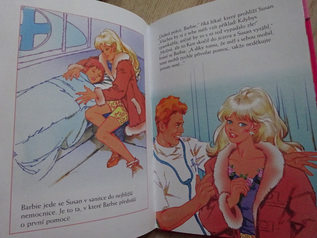 BARBIE V BÍLÉM, **an