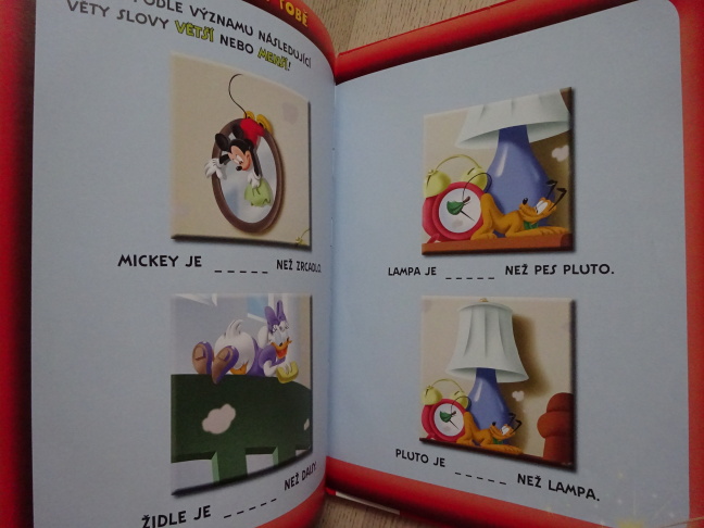 MICKEYHO KLUBÍK 24, MALÝ A VELKÝ!, MICKEY MOUSE,  WALT DISNEY, **an