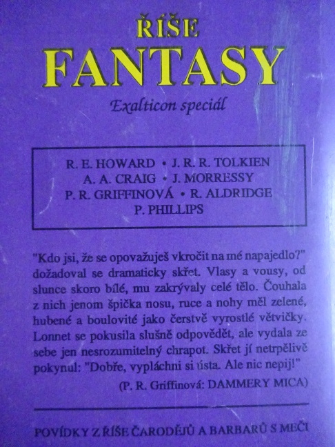 ŘÍŠE FANTASY, EXALTICON SPECIÁL, **an