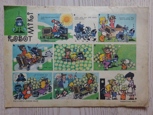 OHNÍČEK 7/1966, KOMIKS, NEPRAKTA, SEKORA, BURIAN