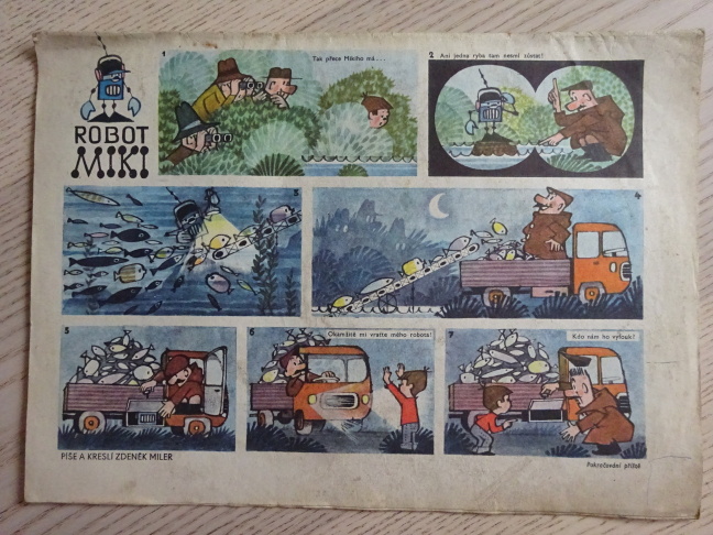 OHNÍČEK 3/1966, KOMIKS, NEPRAKTA, SEKORA, BURIAN