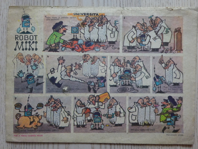 OHNÍČEK 2/1967, KOMIKS, NEPRAKTA, SEKORA, BURIAN