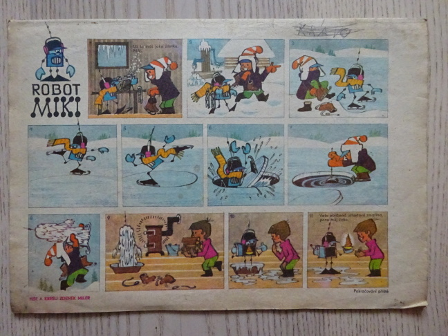 OHNÍČEK 5/1968, KOMIKS, NEPRAKTA, SEKORA, BURIAN