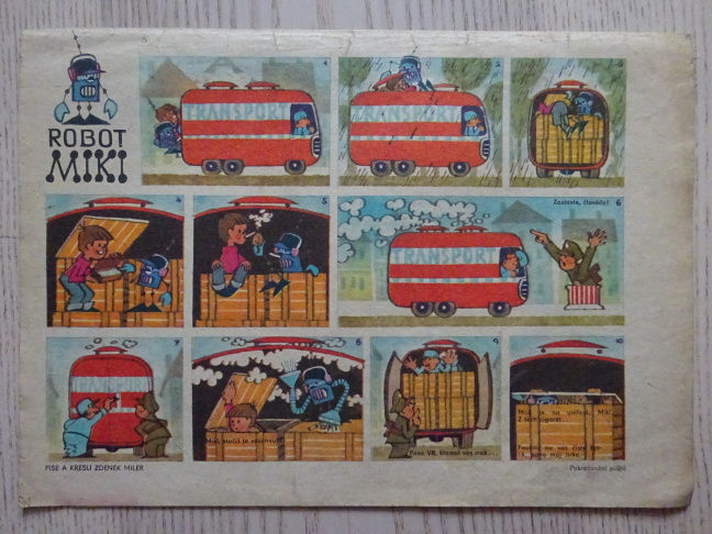 OHNÍČEK 10/1968, KOMIKS, NEPRAKTA, SEKORA, BURIAN