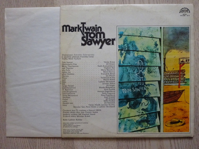 TOM SAWYER, MARK TWAIN, 2 X LP