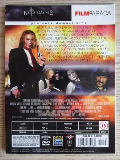 BLOODRAYNE 2., MALTHE,PARÉ, DVD FILM