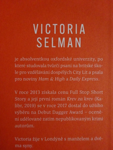 VŠECHNY, KTERÉ POHŘBIL, VICTORIA SELMAN, **an
