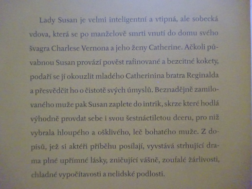LADY SUSAN, JANE AUSTENOVÁ, **an
