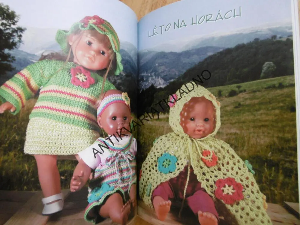 HÁČKOVÁNÍ, HÁČKUJEME NA PANENKY OBLEČKY, CEDRINE ARMANI