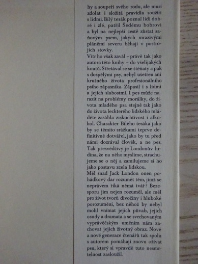 BÍLÝ TESÁK, JACK LONDON, **an