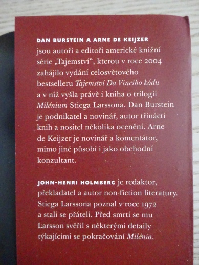 TAJEMSTVÍ DÍVKY S DRAČÍM TETOVÁNÍM, BURSTEIN, KEIJZER, HOLMBERG, **an