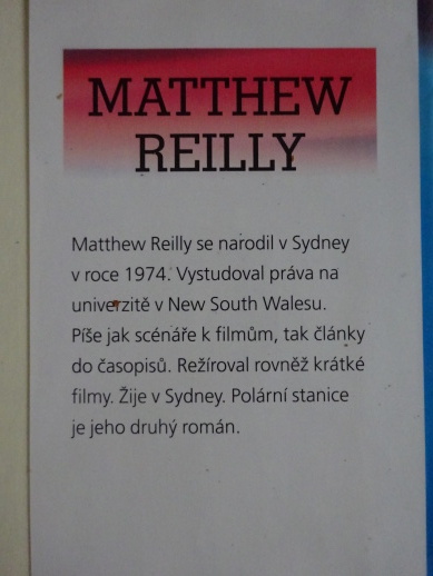 POLÁRNÍ STANICE, MATTHEW REILLY, **an