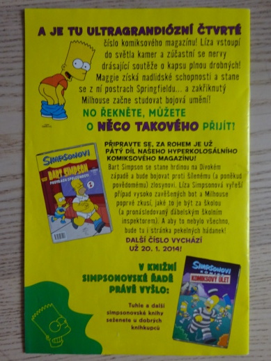 SIMPSONOVI, BART SIMPSON, KOMIKS, 4/2013