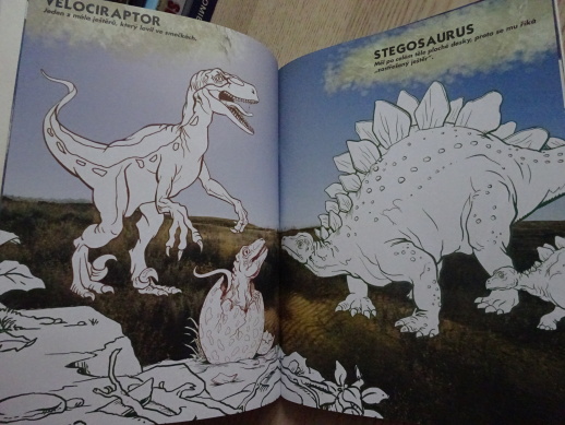 DINOSAUŘI, OMALOVÁNKY S TETOVÁNÍM, **an
