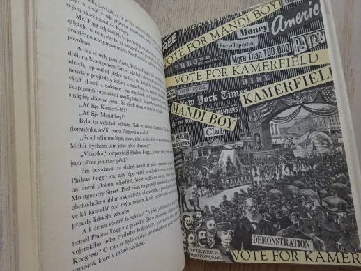 CESTA KOLEM SVĚTA ZA OSMDESÁT DNÍ, JULES VERNE, 1959, **an