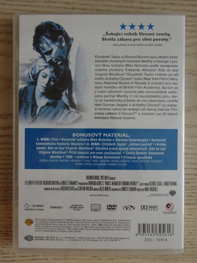 KDO SE BOJÍ VIRGINIE WOOLFOVÉ?, DVD FILM