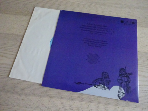 JOHANN SEBASTIAN BACH, BRANIBORSKÉ KONCERTY, LP