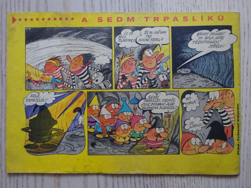 OHNÍČEK 3/1971, KOMIKS, NEPRAKTA, SEKORA, BURIAN