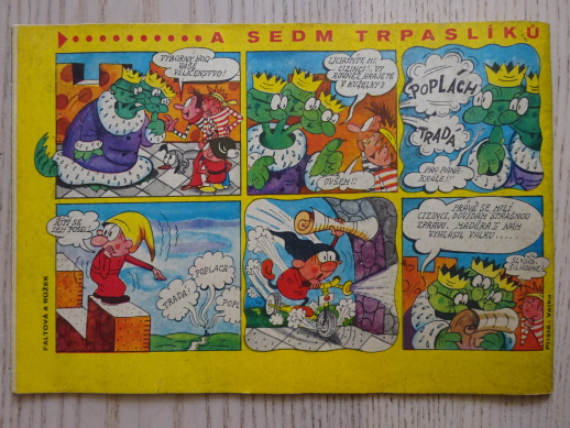 OHNÍČEK 7/1971, KOMIKS, NEPRAKTA, SEKORA, BURIAN
