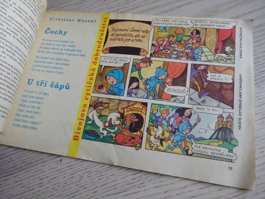 OHNÍČEK 17/1972, KOMIKS, NEPRAKTA, SEKORA, BURIAN