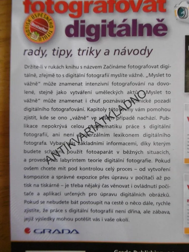 ZAČÍNÁME FOTOGRAFOVAT DIGITÁLNĚ, ROMAN SOUKUP, **an