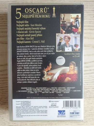 AMERICKÁ KRÁSA, VHS