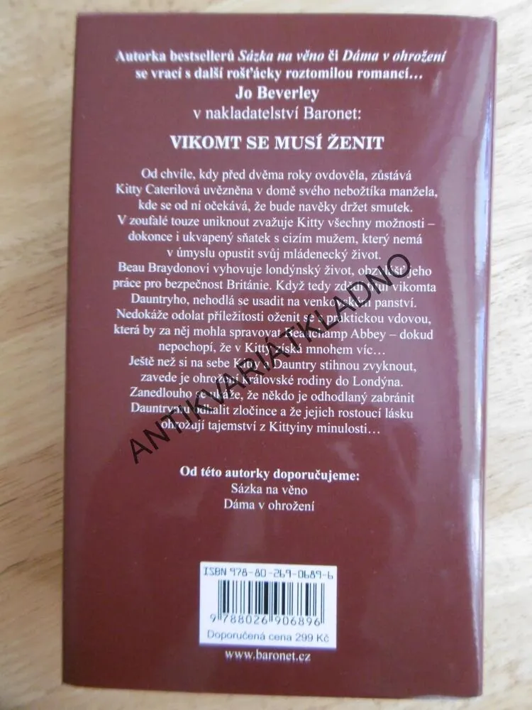 VIKOMT SE MUSÍ ŽENIT, JO BEVERLEY