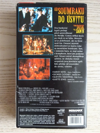 OD SOUMRAKU DO ÚSVITU, VHS