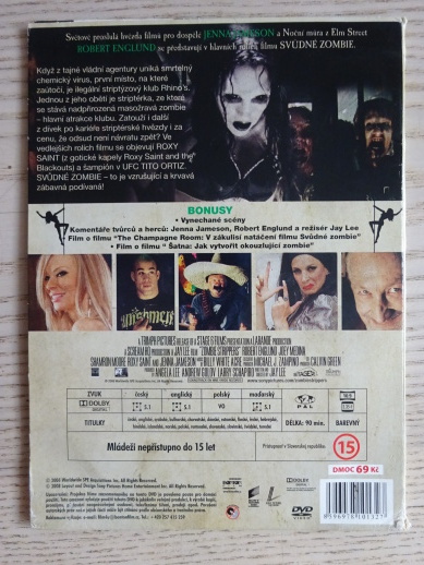 SVŮDNÉ ZOMBIE, DVD FILM