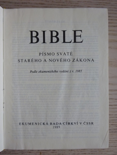 BIBLE, **an