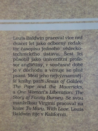 NESMRTELNÉ LÁSKY, LOUIS BALDWIN, **an