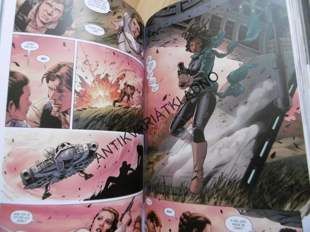 STAR WARS, SKYWALKER ÚTOČÍ ZÚČTOVÁNÍ NA PAŠERÁCKÉM MĚSÍCI, KOMIKS,
