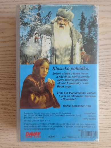 MRAZÍK, VHS VIDEOKAZETA